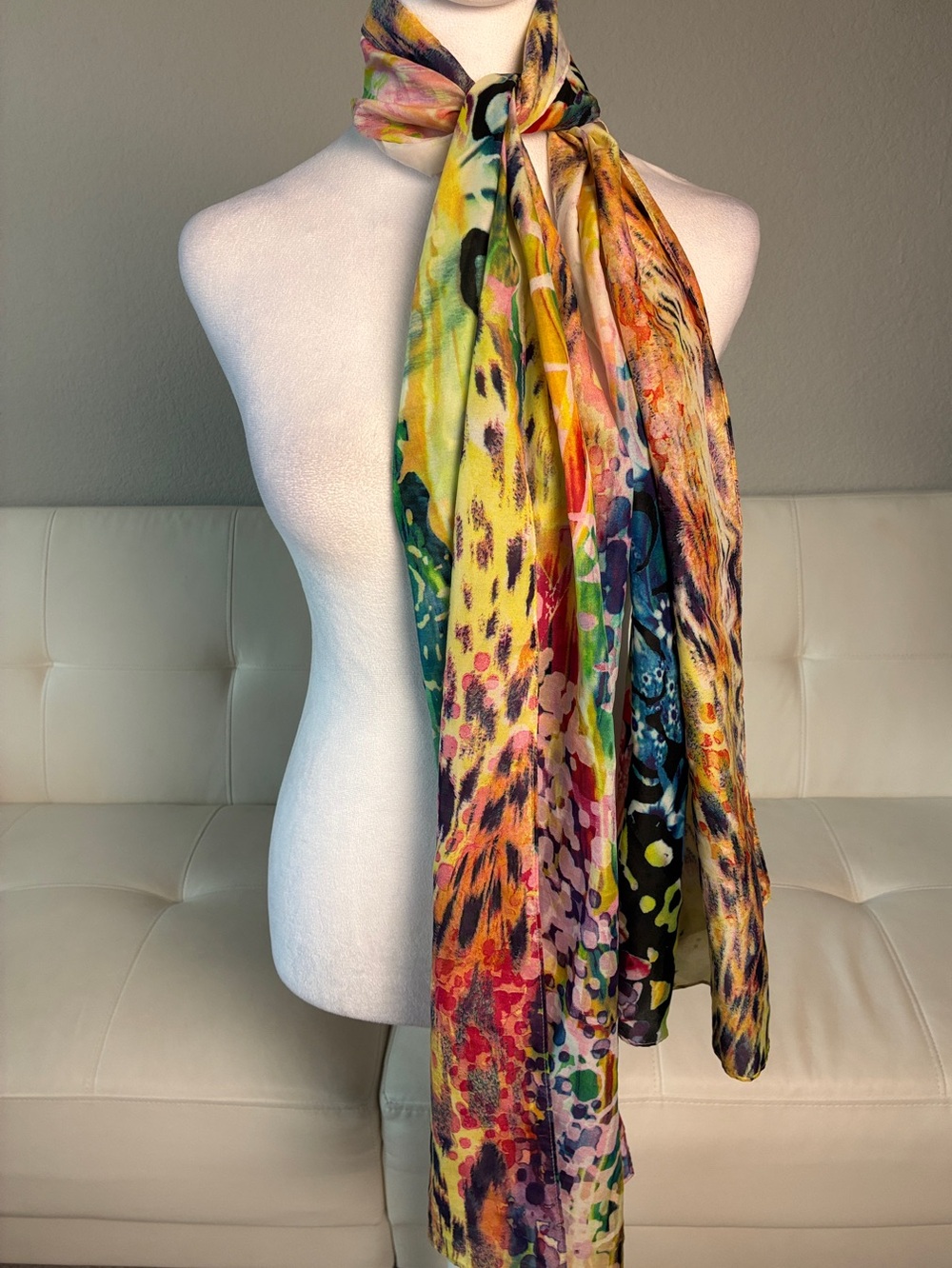 Vibrant Multi-Color Women's Fashion Scarf
